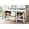 James Martin Vanities Addison 60in Double Vanity, Glossy White w/ 3 CM Carrara White Top E444-V60D-GW-3CAR - alternate 4